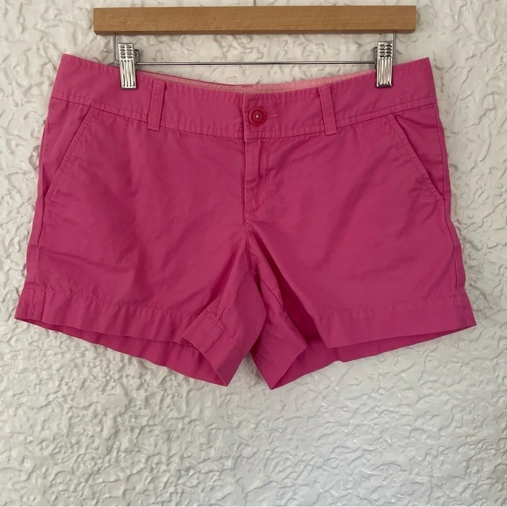 Lilly Pulitzer Women’s The Callahan Shorts Bright Barbie Pink Summer Size 8 5”